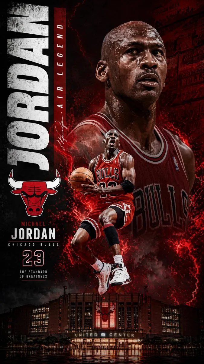 Hình nền đồ họa thể thao Michael Jordan