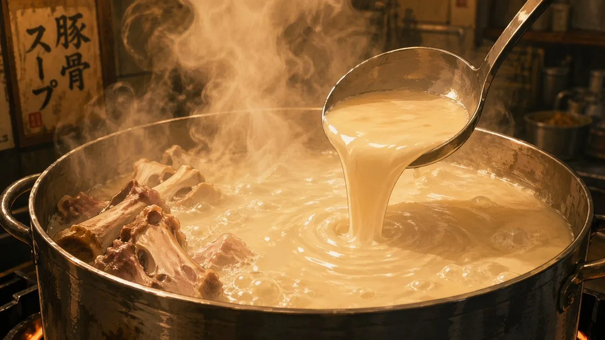 Nước dùng Tonkotsu phong cách Anime