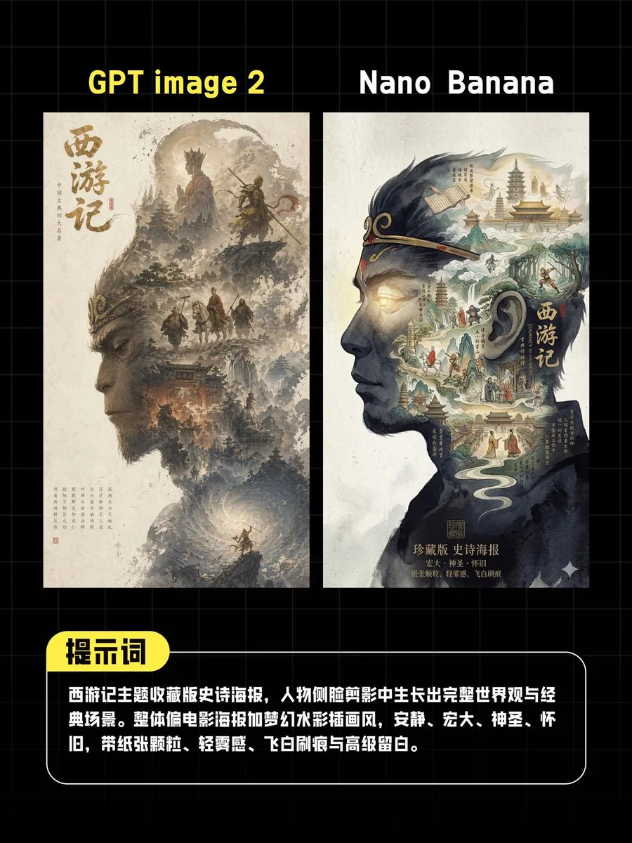 Thumbnail so sánh poster AI phong cách công nghệ