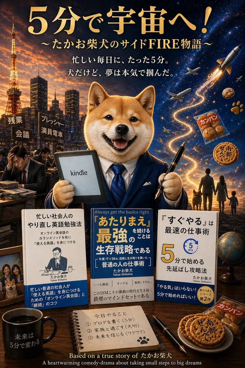 Poster Giấc Mơ Không Gian Của Chú Chó Shiba