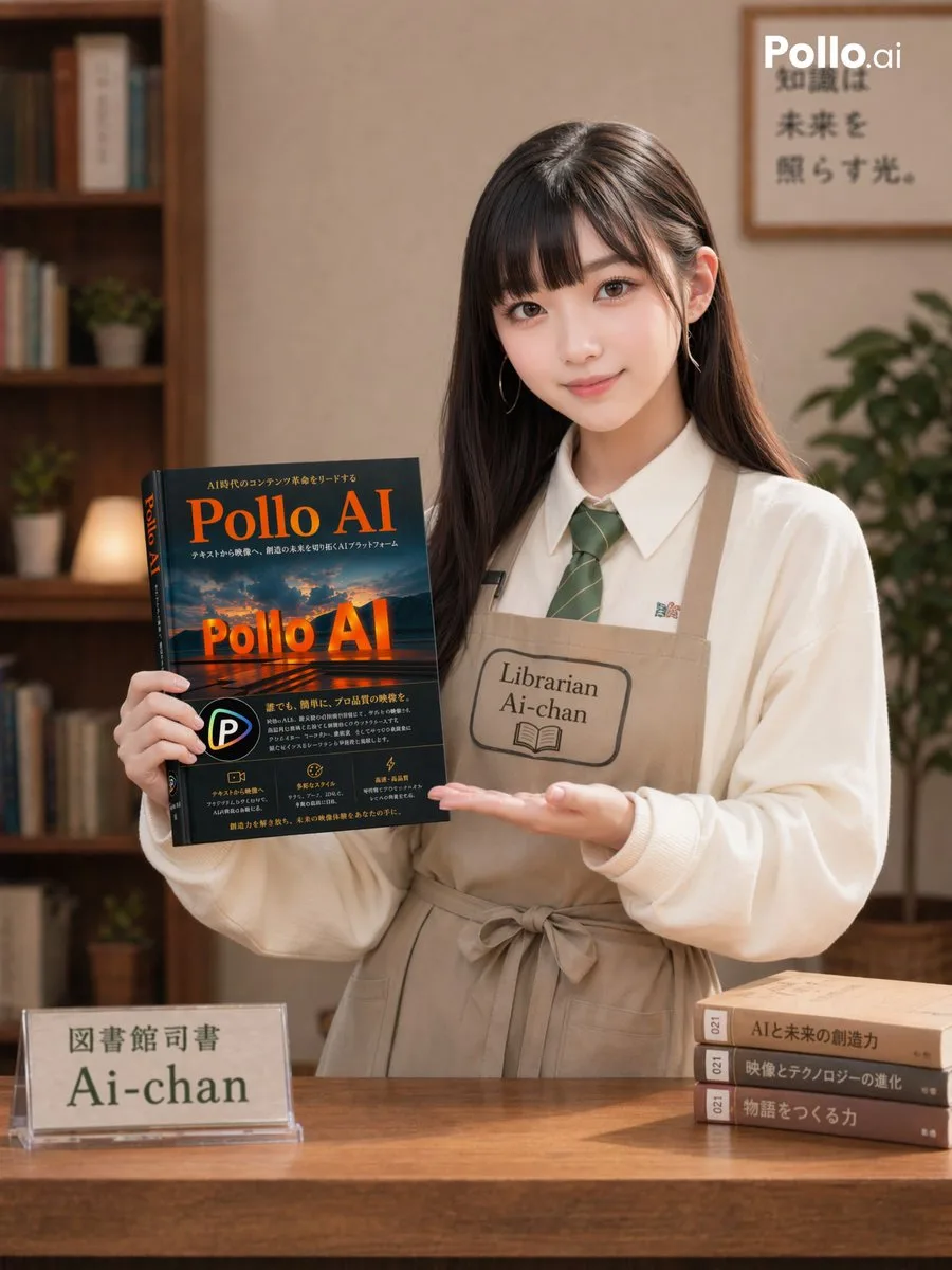 Chân dung nữ thủ thư giới thiệu sách AI