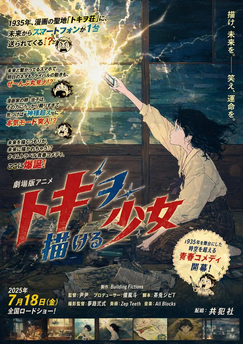 Poster phim anime retro hư cấu