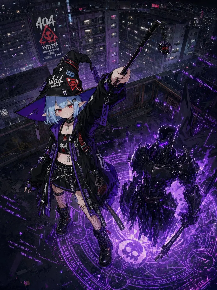 Phù thủy Cyberpunk 404 và nghi thức triệu hồi