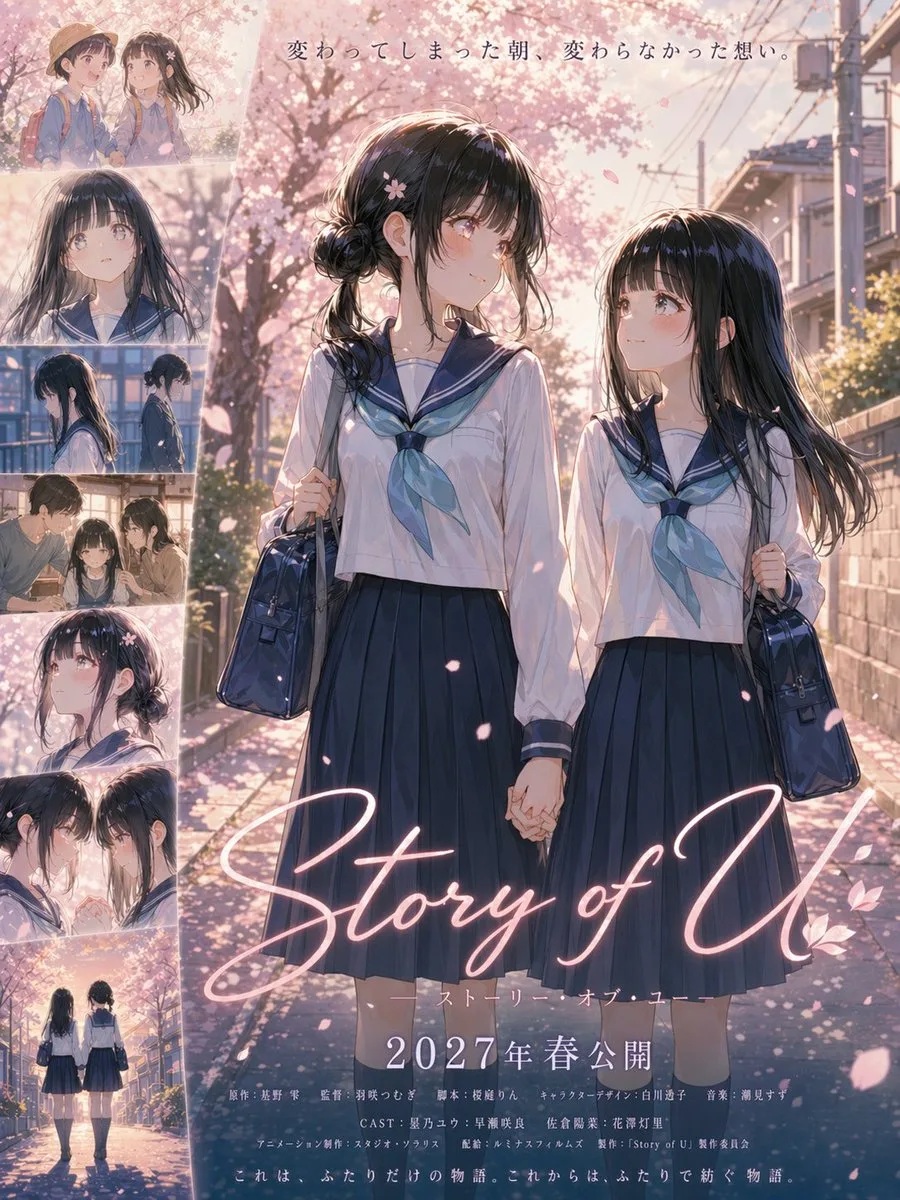Poster Phim Anime Mùa Hoa Anh Đào