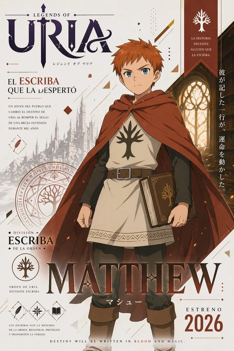 Poster anime nhân vật huyền ảo