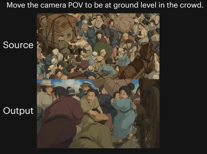 So sánh góc nhìn POV đám đông anime