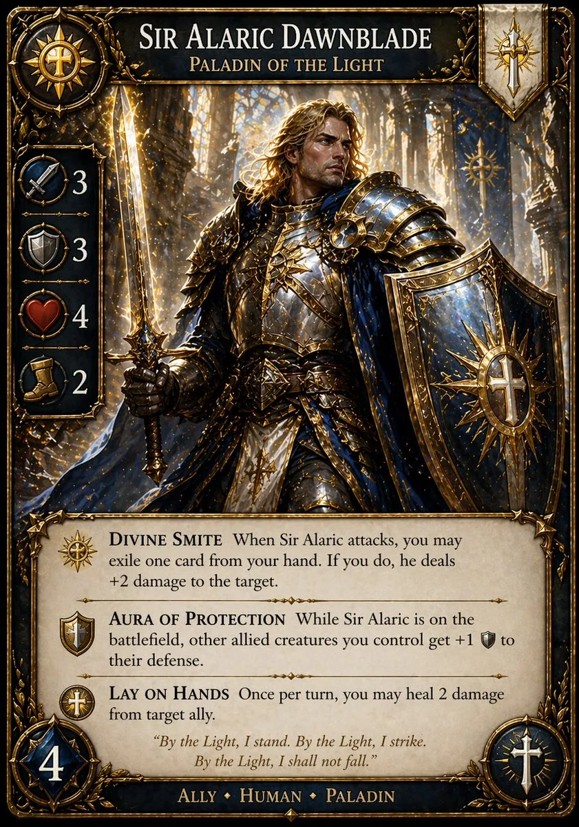 Thẻ bài Paladin thần thoại