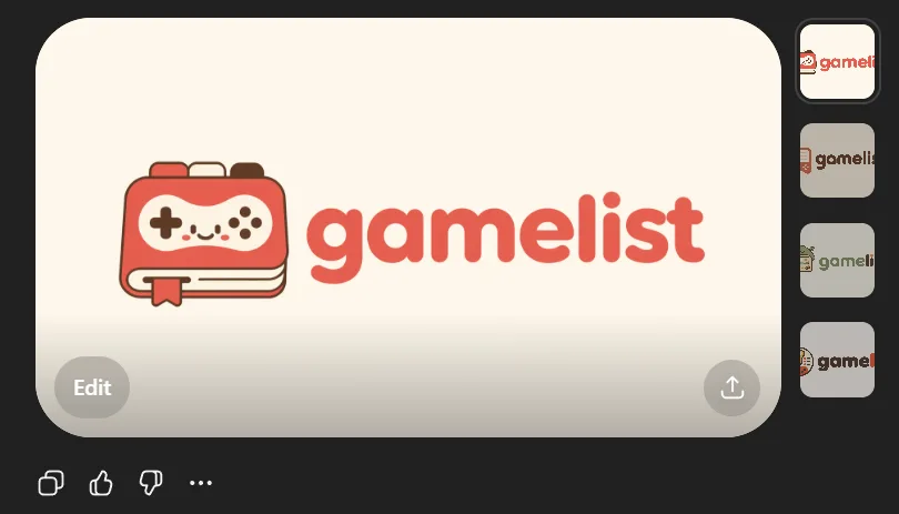 Mockup logo ứng dụng game dễ thương