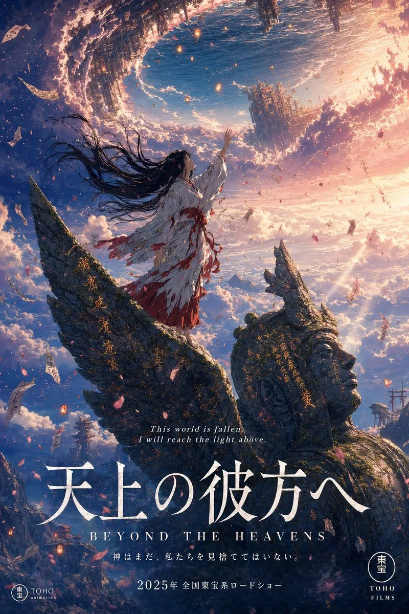 Poster phim điện ảnh anime kỳ ảo