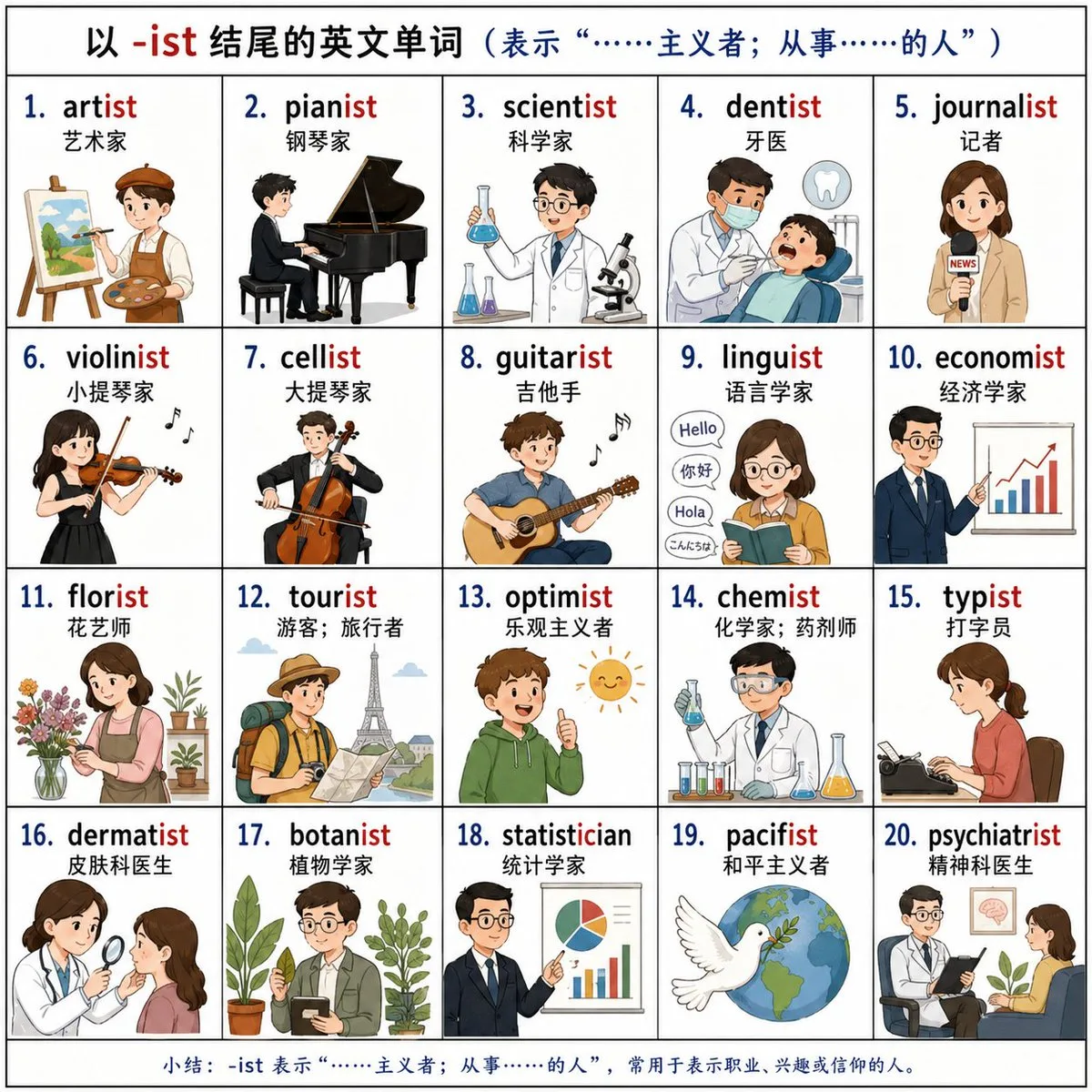 Lưới học từ vựng tiếng Anh