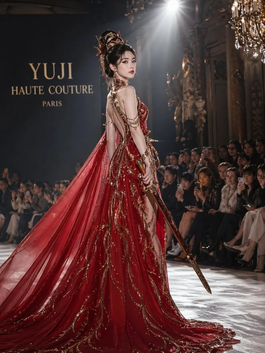 Trình diễn đầm dạ hội cao cấp