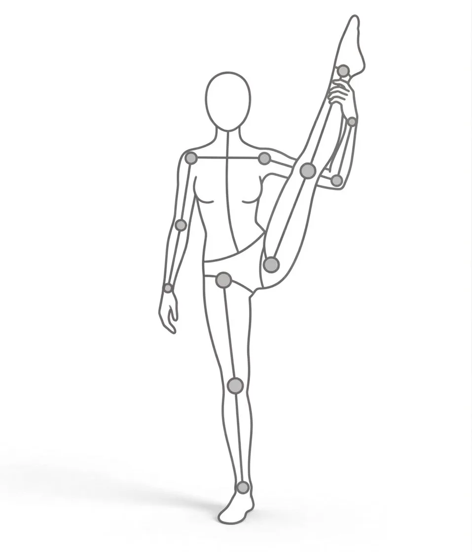 Minh họa anime trang phục yoga