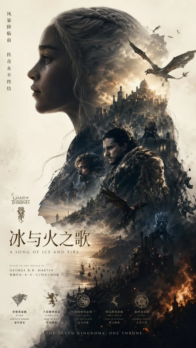 Poster kỳ ảo phơi sáng kép hoành tráng