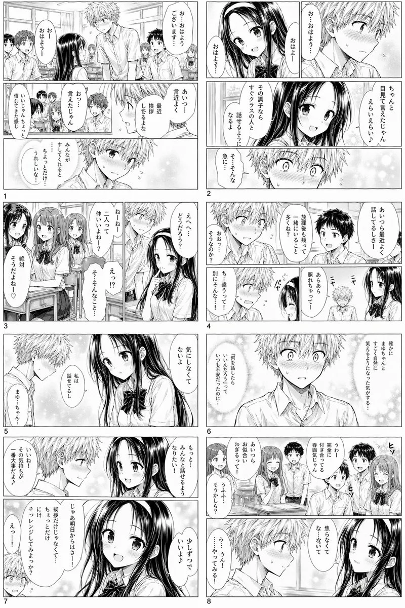 Trang manga lãng mạn học đường ngượng ngùng
