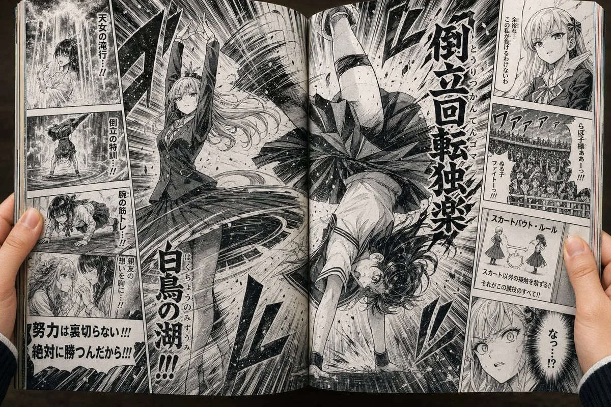 Trang đôi manga về trận chiến váy