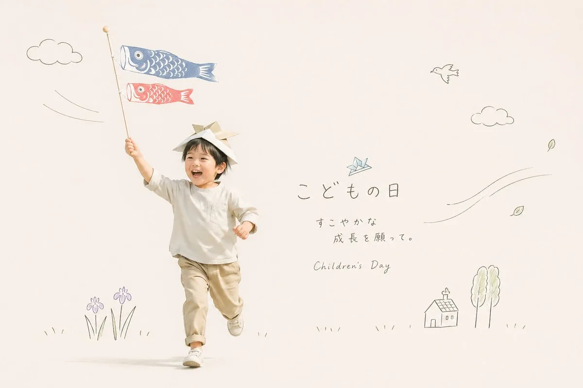 Thiệp ảnh Ngày Thiếu nhi Nhật Bản