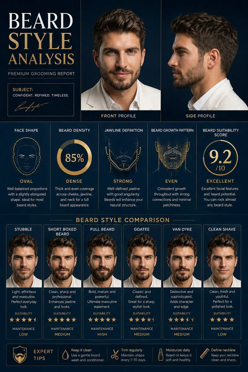 Poster phân tích kiểu râu