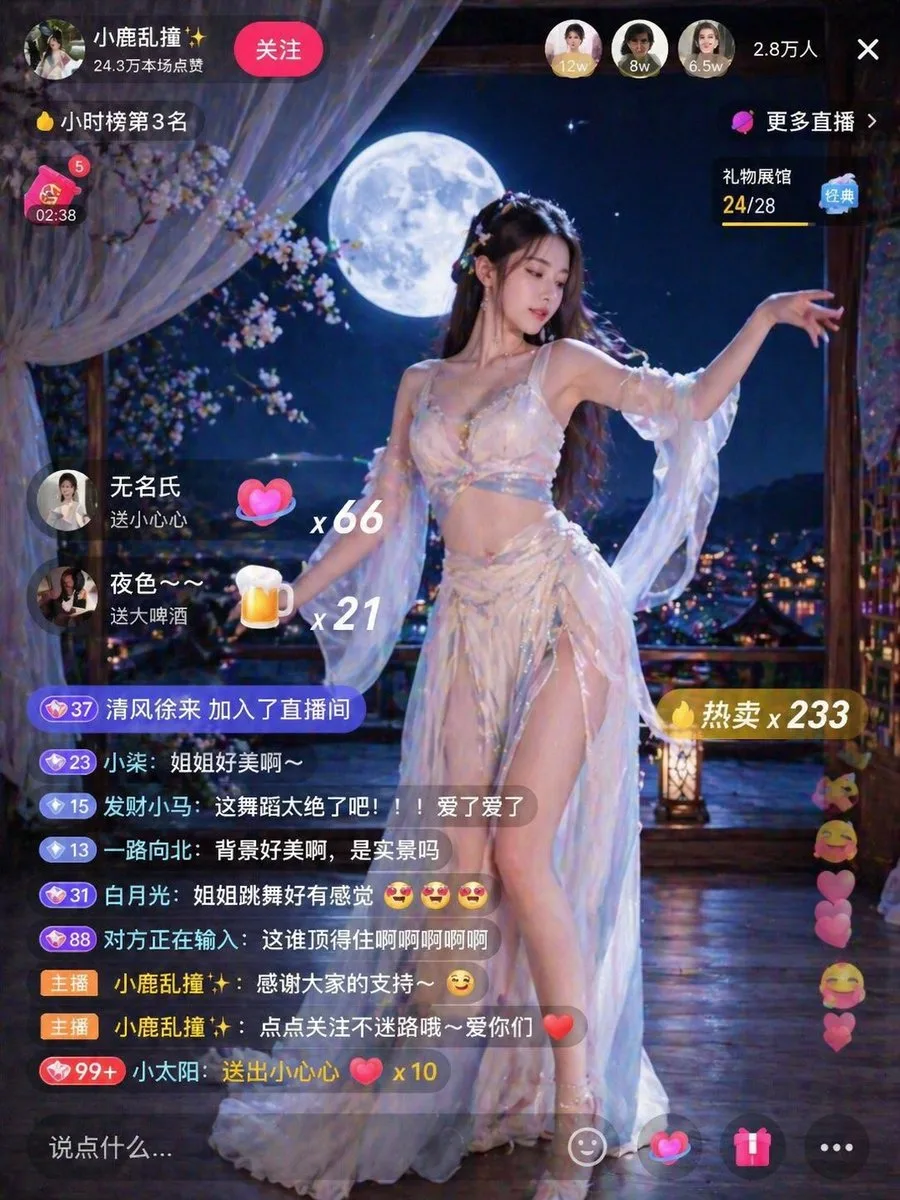 Khung cảnh phòng livestream