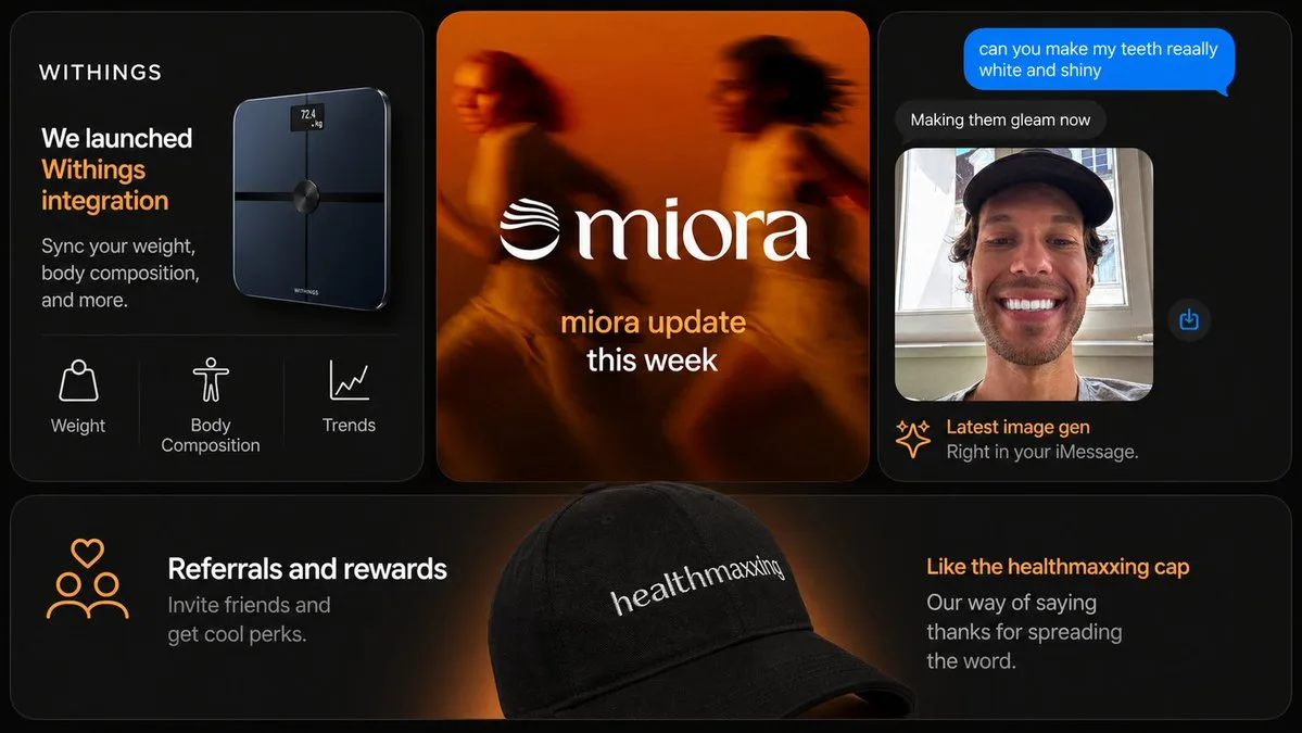 Collage slide marketing công nghệ dark mode