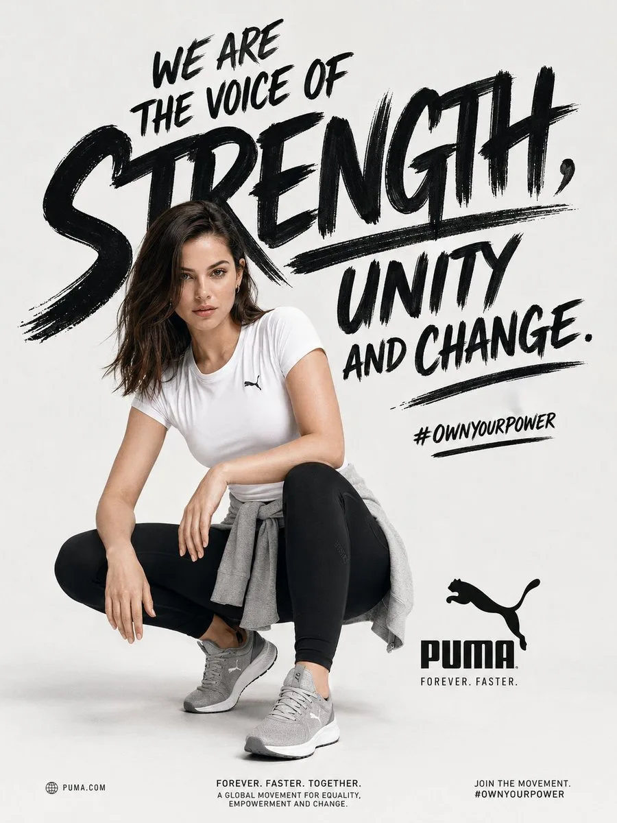 Poster chiến dịch thể thao truyền cảm hứng
