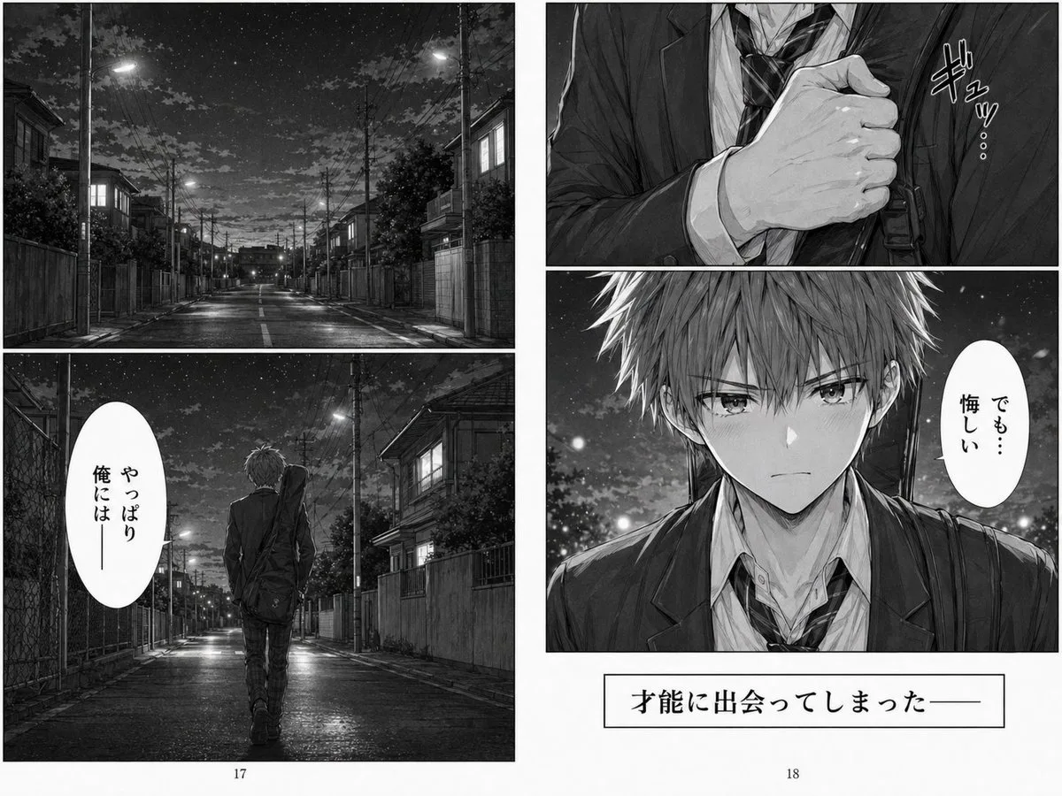 Trang đôi manga phố đêm u buồn