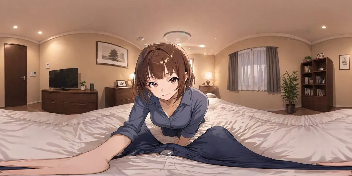Gặp gỡ trong phòng ngủ phong cách anime VR