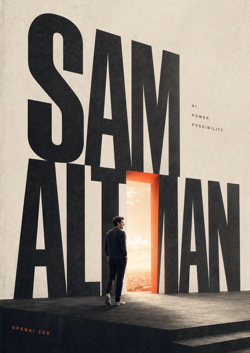 Poster typography phong cách điện ảnh