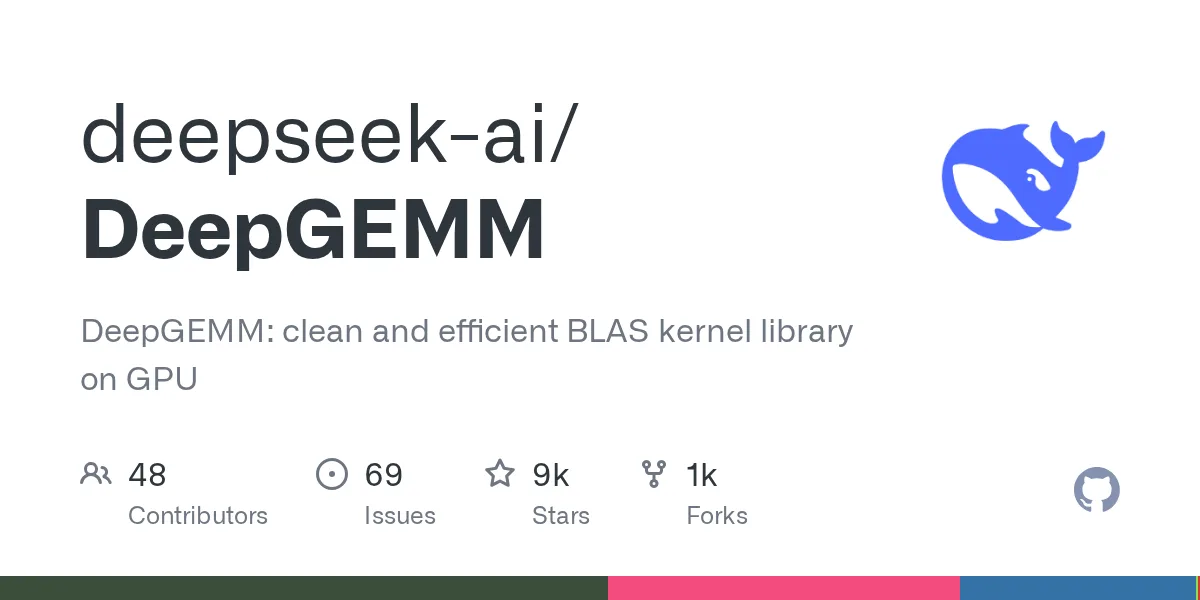 deepseek ra mat deepgemm thu vien cuda kernel hieu nang cao cho tinh toan llm tren gpu