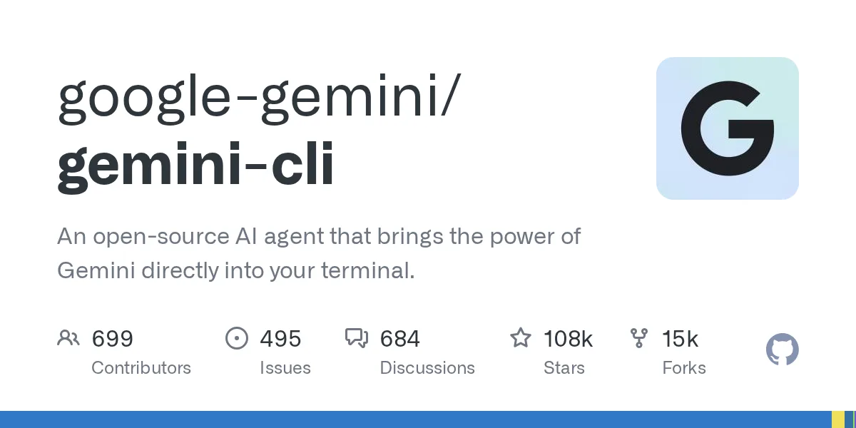 gemini cli trinh dieu khien ai gemini mo nguon cho terminal