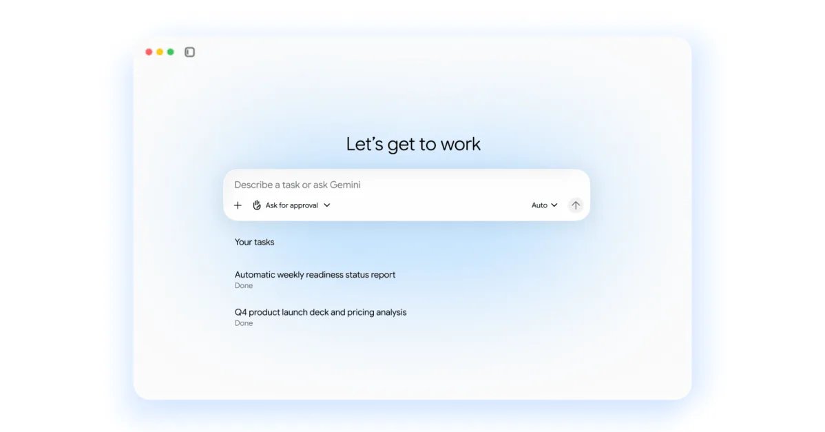 google ra mat gemini agent tat ca trong mot ho tro cong viec doanh nghiep