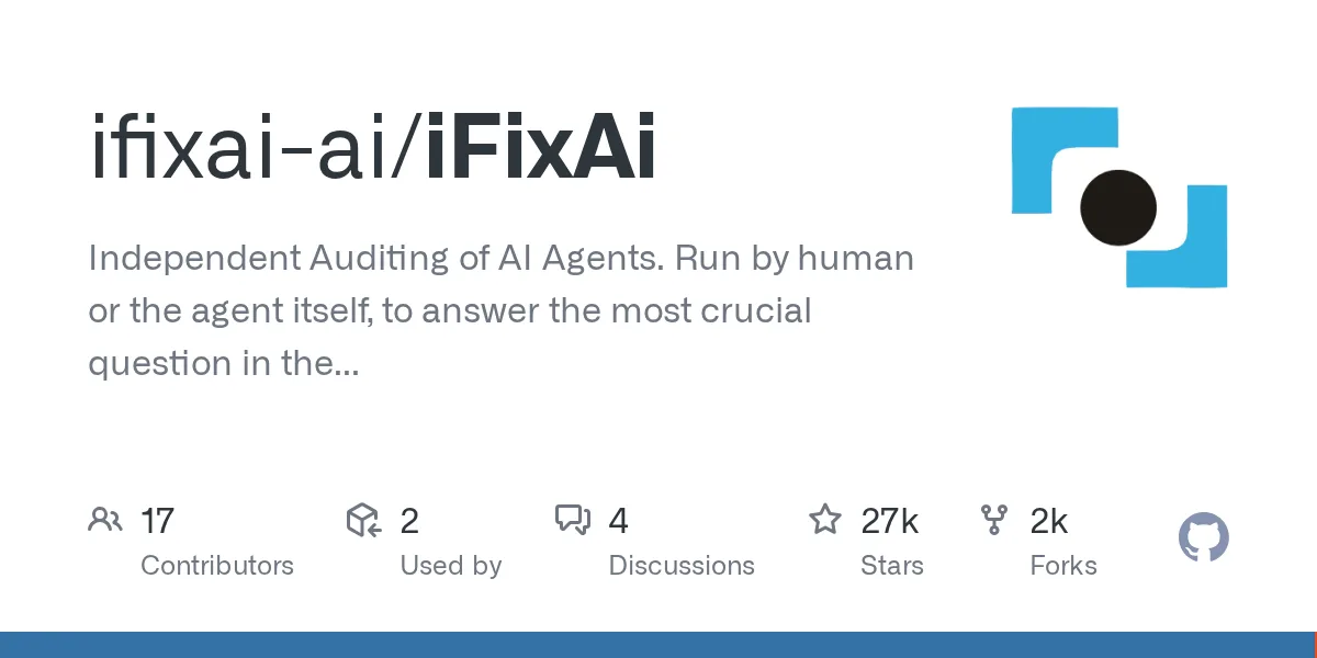 ifixai ra mat cong cu kiem toan doc lap cho ai agent