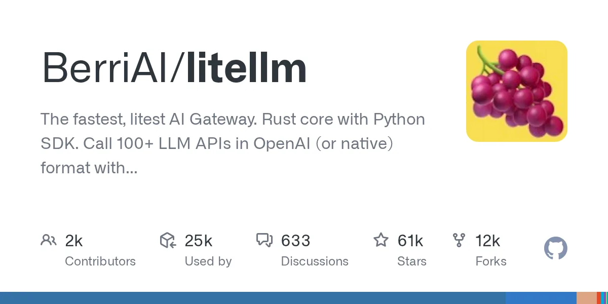 litellm nang cap ai gateway ma nguon mo ho tro hon 100 mo hinh llm