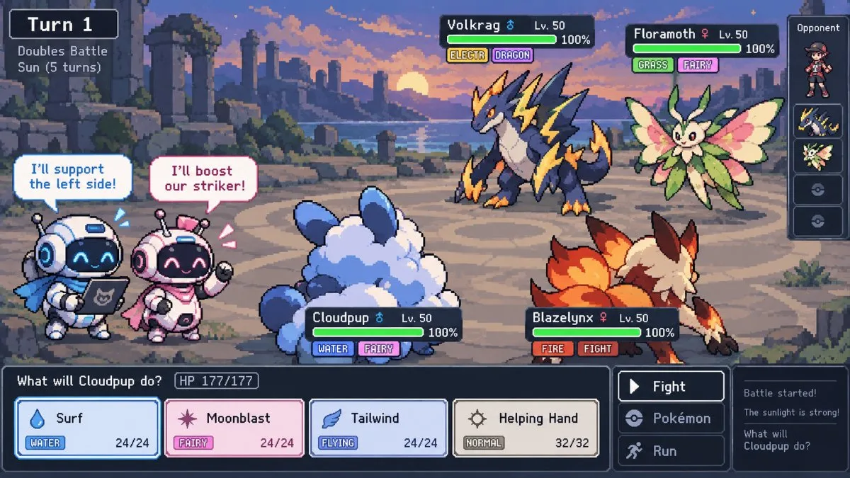 llm agents thi dau pokemon showdown thu nghiem hop tac da dai ly