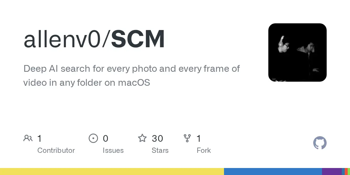 scm cong cu tim kiem ai cuc bo tung khung hinh anh va video tren macos