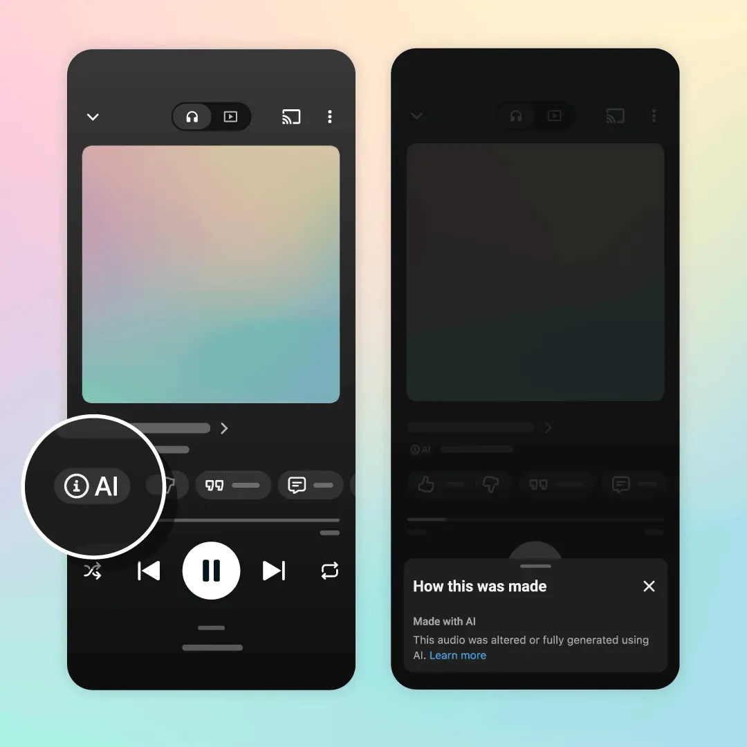 YouTube Music ra mắt nhãn dán minh bạch cho nhạc do AI tạo ra 1 youtube music ra mat nhan dan minh bach cho nhac do ai tao ra